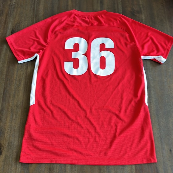 Nike Dri-Fit Ohio Galaxies Men's Jersey Red Short Sleeve Size L - Picture 4 of 8